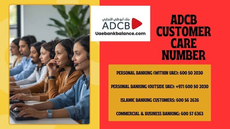 ADCB Customer Care Number