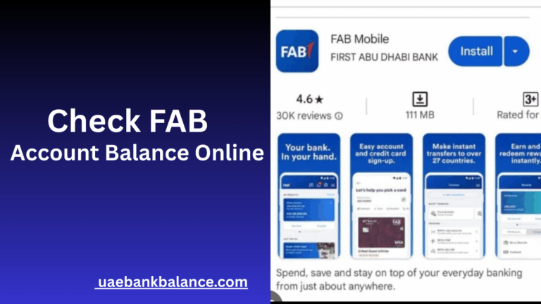Check FAB Account Balance Online | Secure Guide UAE