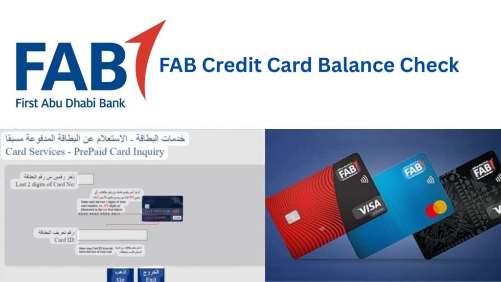 FAB Credit Card Balance Check