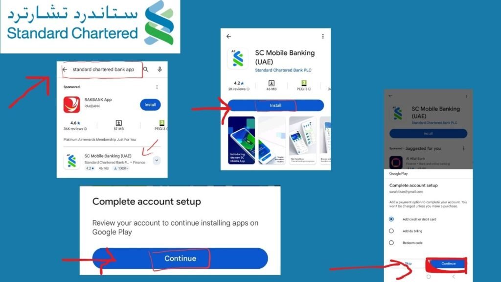online app instaling process
