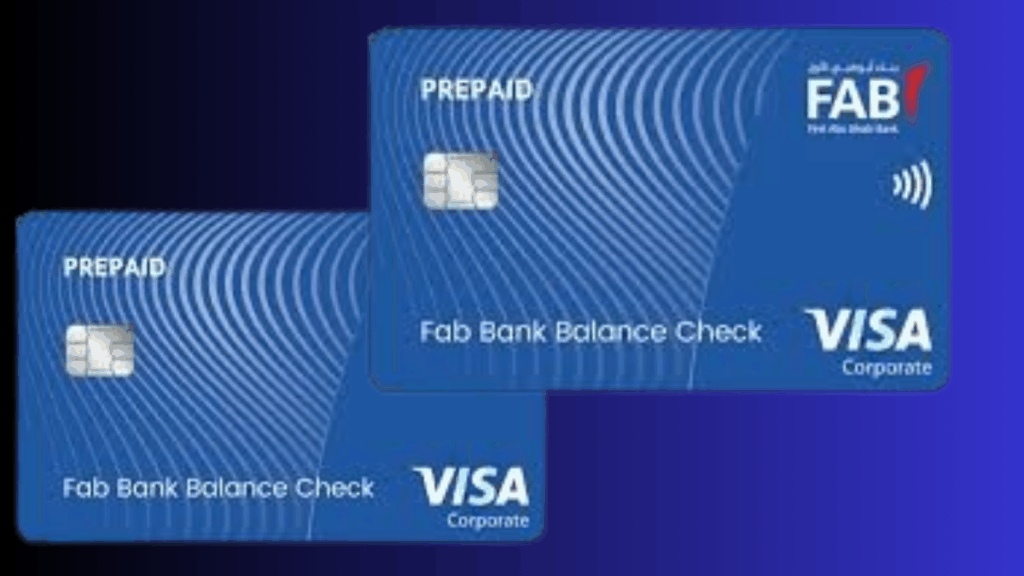 Fab Balance checking online prepaid card