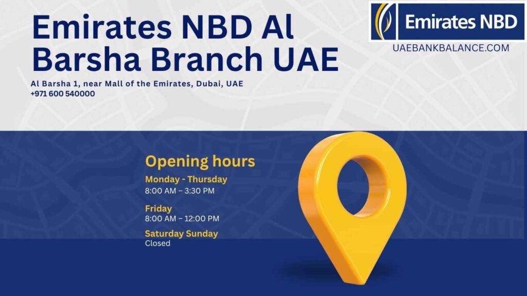 Emirates NBD Al Barsha Branch