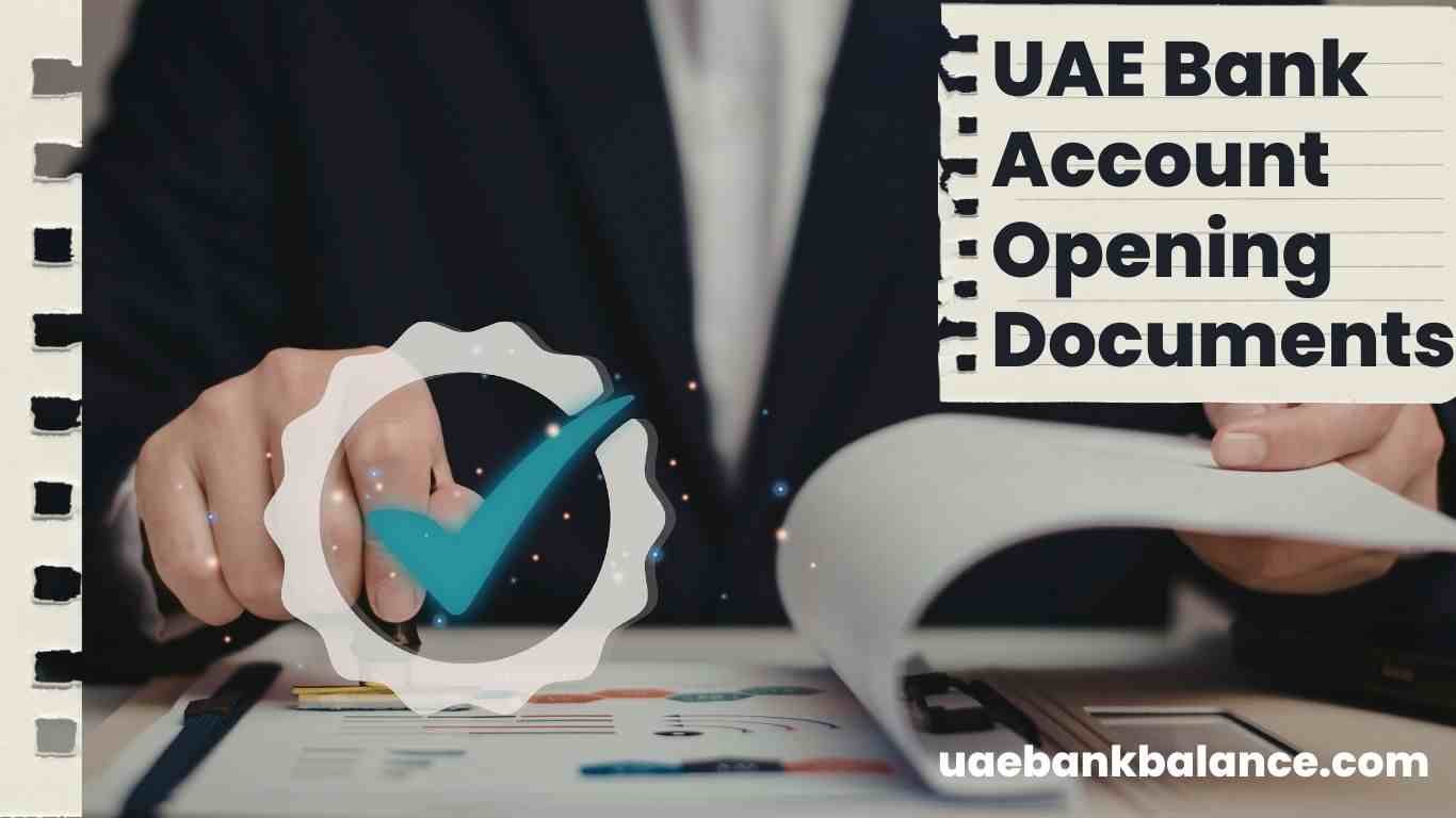 UAE Bank Account Opening Documents