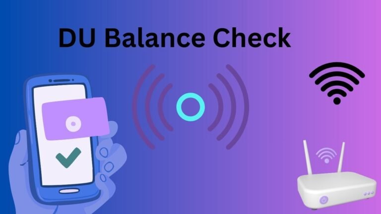 DU Balance Check UAE 3 DU Balance Check