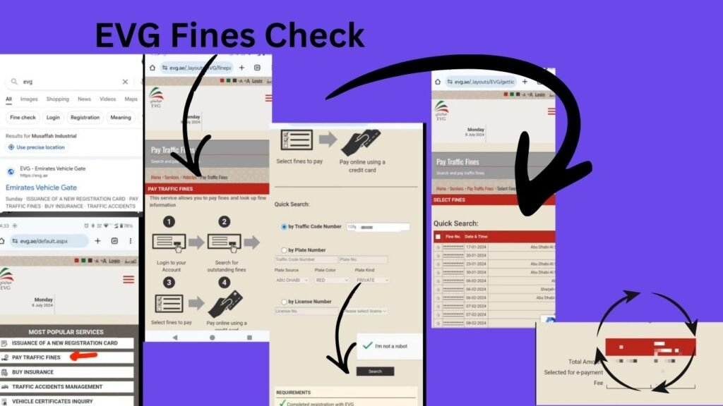 EVG Fines Check Online