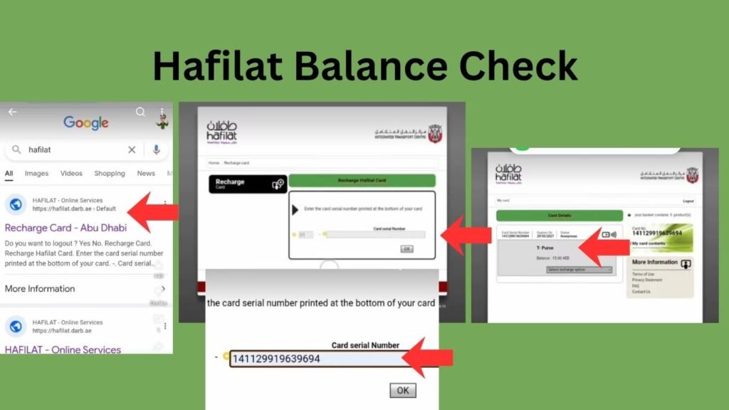 Hafilat Card Balance Check
