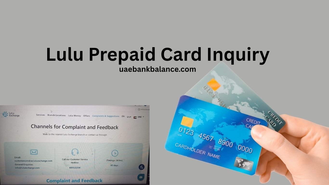 Lulu Prepaid Card Inquiry