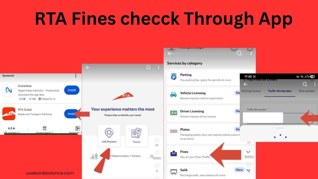 RTA Fines Check UAE – Dubai Traffic Fines by Plate, Online Methods, Payment & TRA Fines Guide 4 RTA Fines Check Using Mobile Apps