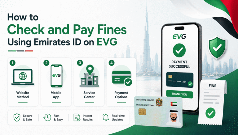 How to Check and Pay Fines Using Emirates ID on EVG?