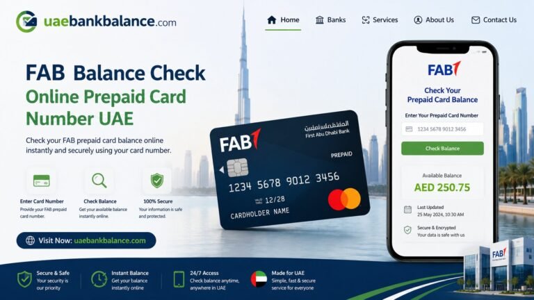 FAB Balance check Online