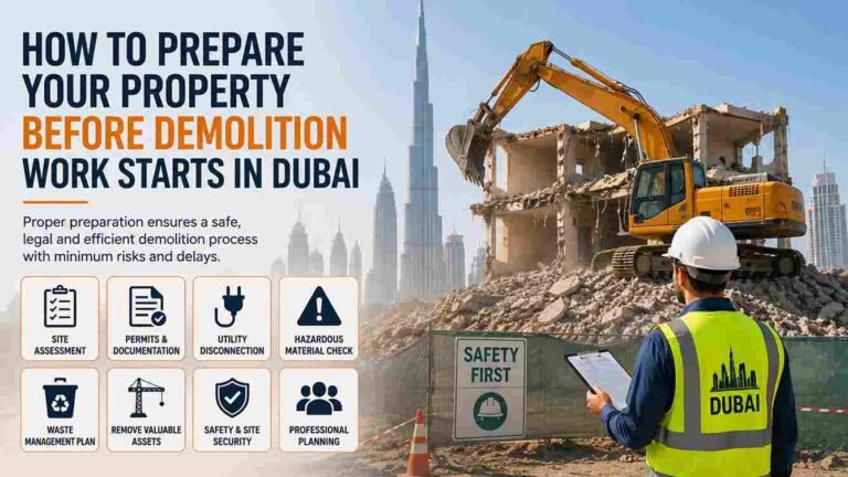 How to Prepare Your Property before Demolition Work Starts In Dubai 2 Prepare Your Property before Demolition Work Starts In Dubai