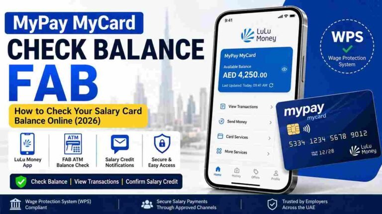 MyPay MyCard Check Balance FAB – How to Check Your Salary Card Balance Online (2026) 1 MyPay MyCard Check Balance FAB