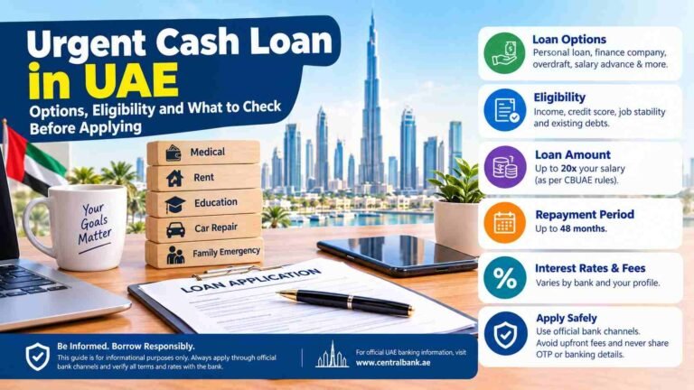 Urgent Cash Loan in UAE: Options, Eligibility and What to Check Before Applying 3 Urgent Cash Loan in UAE