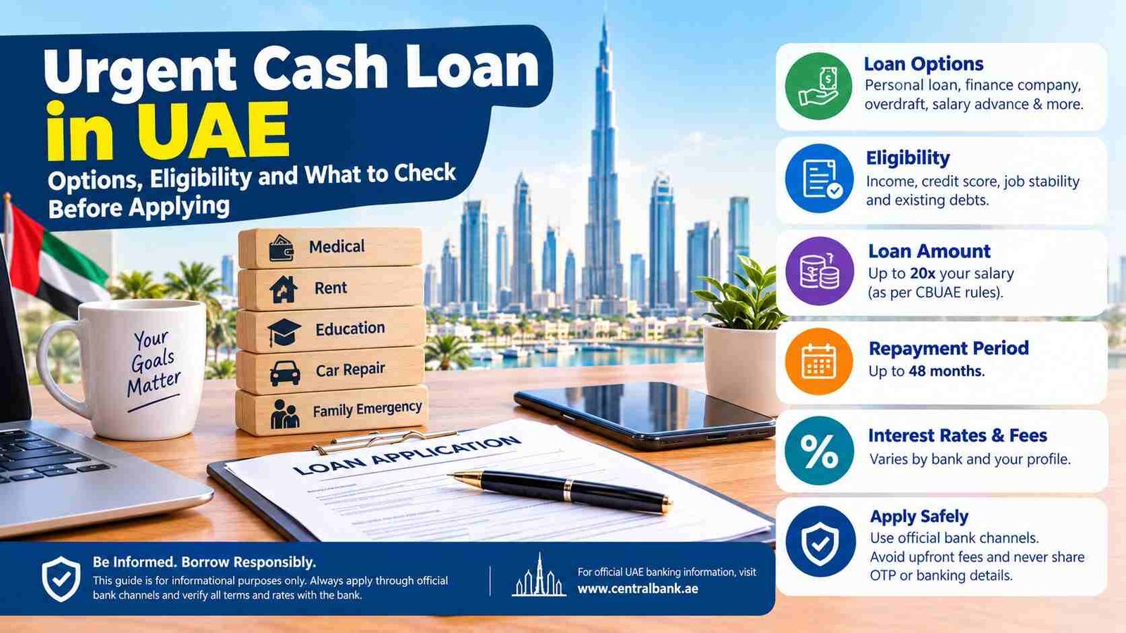 Urgent Cash Loan in UAE: Options, Eligibility and What to Check Before Applying 1 Urgent Cash Loan in UAE