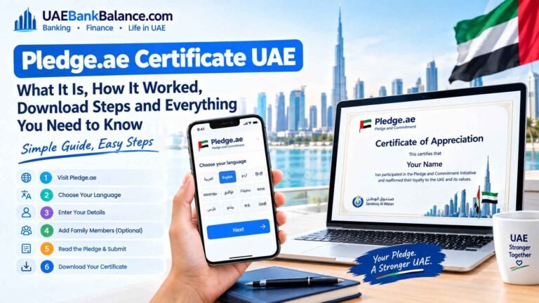 Pledge.ae Certificate UAE