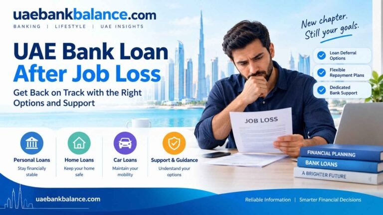 UAE Bank Loan After Job Loss